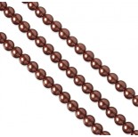 Zdjęcie - Perły szklane 10mm jasny brąz